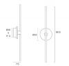 RIMINI TRAVERTINE BLACK WALL LIGHT
